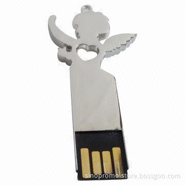 Promotional Mini USB Flash Drive with Up to 32GB Capacity, USB2.0/3.0 Interface